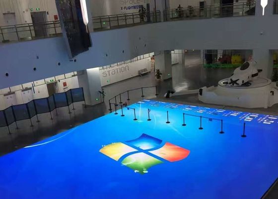 Full Color IP65 Acrylic Stage Dance Floor Tile P4.81P3.91 LED Display Outdoor Video Screen With Radar System