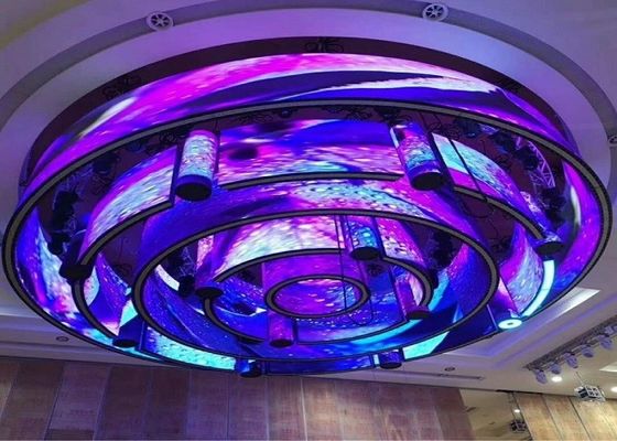 Indoor Creative 4mm 256mmx128mm Flexible LED Screen