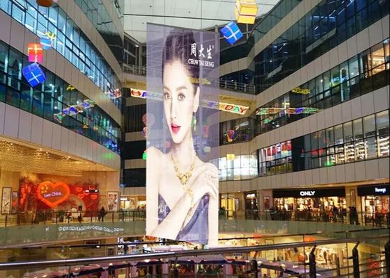 Commercial Transparent HD SMD P3.91 LED Curtain Display