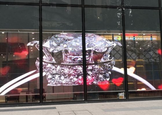 Commercial Transparent HD SMD P3.91 LED Curtain Display