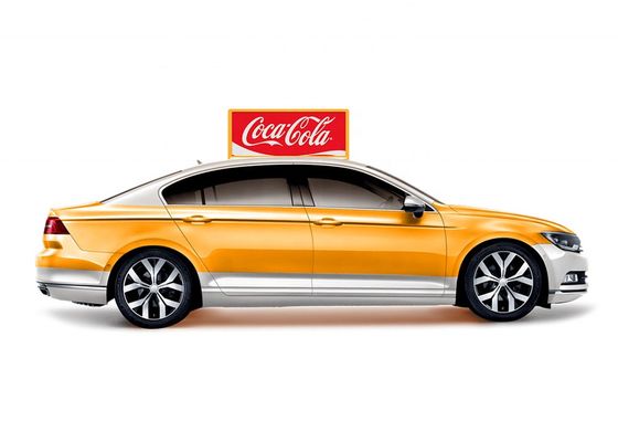 Digital Wireless Gps 4G Wifi 60*160mm Taxi Top LED Display