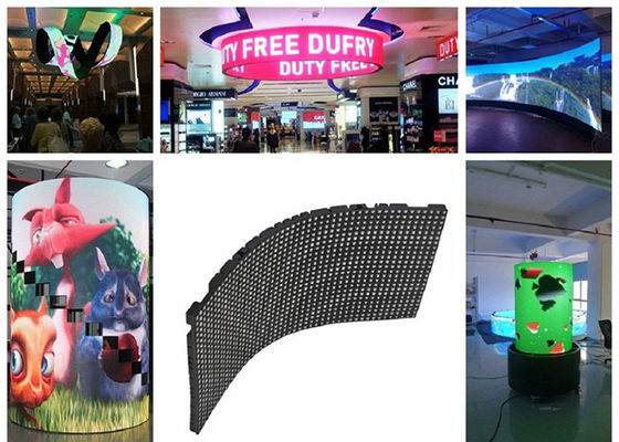 China Ring Shape Crown Soft P2.5 SMD2121 Flexible LED Display supplier