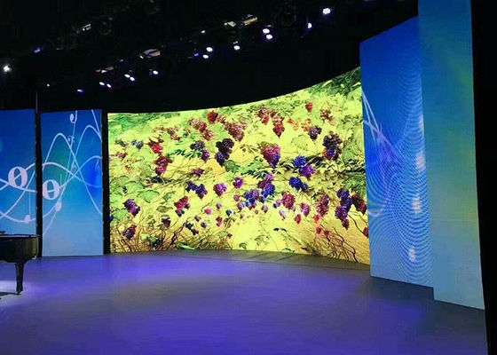 China High Resolution 600*337.5*38mm P1.875 Indoor LED Video Screens supplier