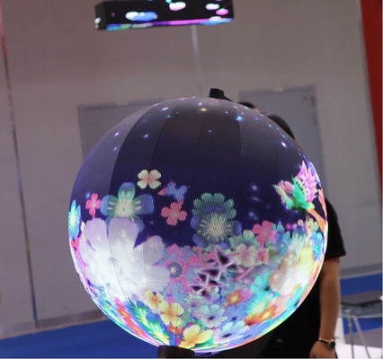 Indoor P1.95 Sphere LED Screen 800nits HD Screen Quality Delicate Design