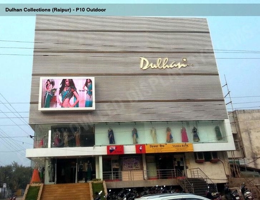 High Brightness P10 Outdoor LED Display Panel for Wide Viewing Angle and Custom Design