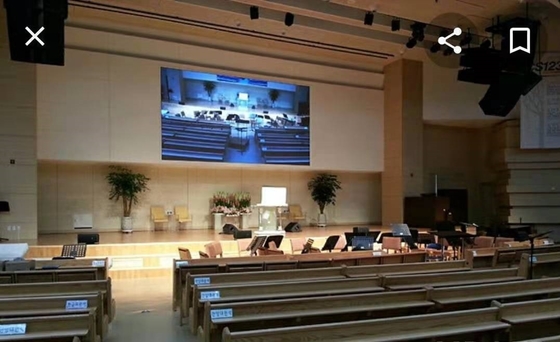 Conference Studio Church Indoor LED Display P1.86 with High Brightness and Quick Set-up