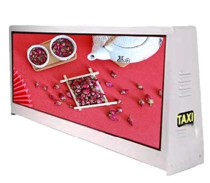 P4 LED Moving Signage for Taxi-Top Advertising High Brightness Waterproof 4G/USB Control