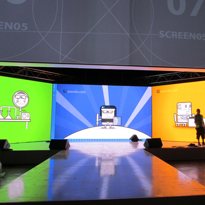 Quick Set-up P2.976 LED Display Lightweight and High Brightness for Public Events