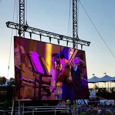 High Brightness P3.91 Waterproof LED Screen for Rental Stage Backdrop at Public Events