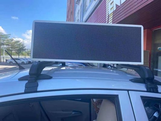 P4 P5 P6.67 AC 12-36V Outdoor LED Display for High Brightness Taxi-Top Advertising