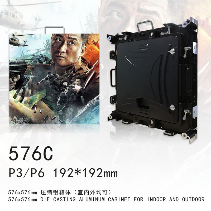 Waterproof P6 SMD Outdoor Rental LED Display For Stage Background Led Screen