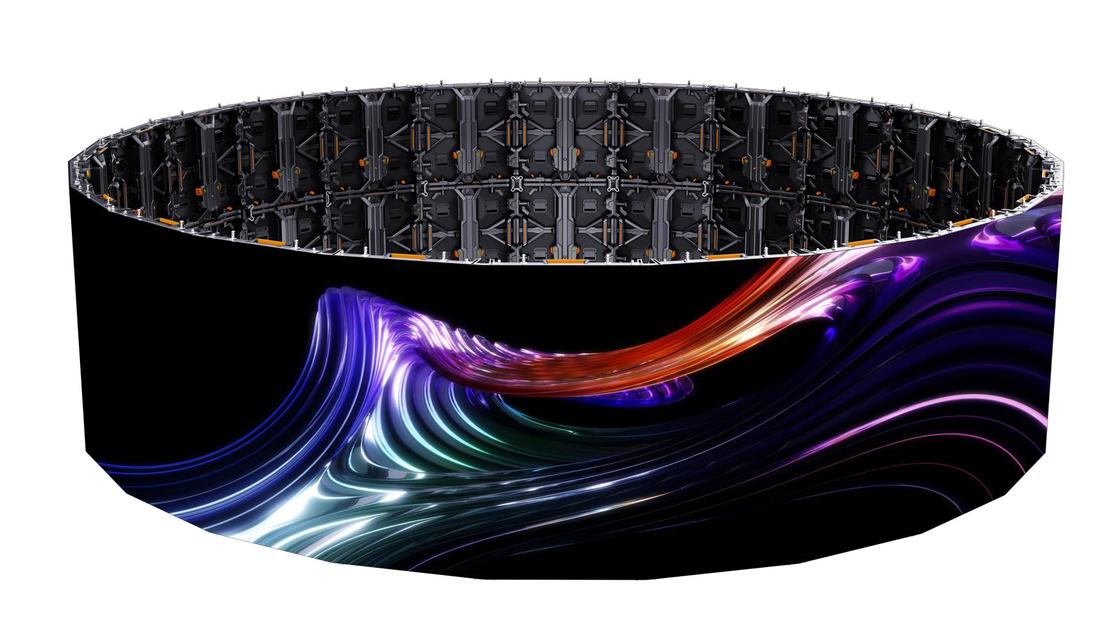 High Precision and Seamless Splicing Curved Rental LED Display for Exhibition IP43 Grade
