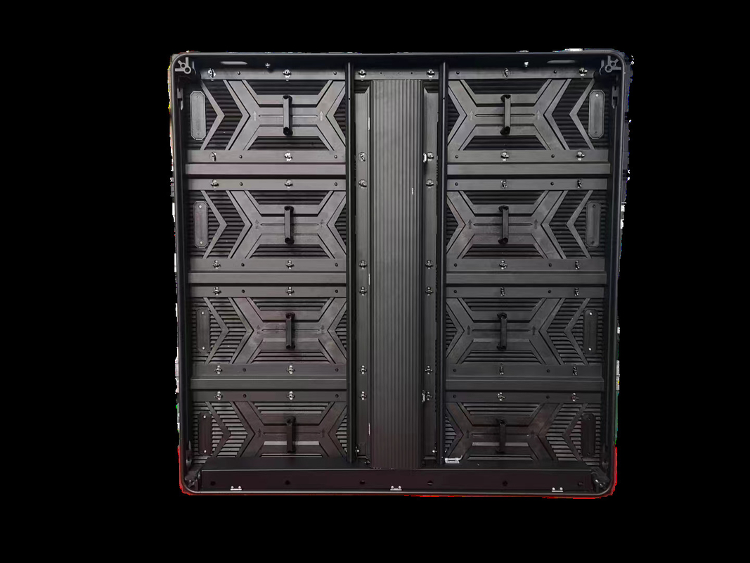 P3.91 Outdoor LED Display 1000X1000mm Aluminum Cabinet SMD1921 Brightness 10000CD/m2 Nova System