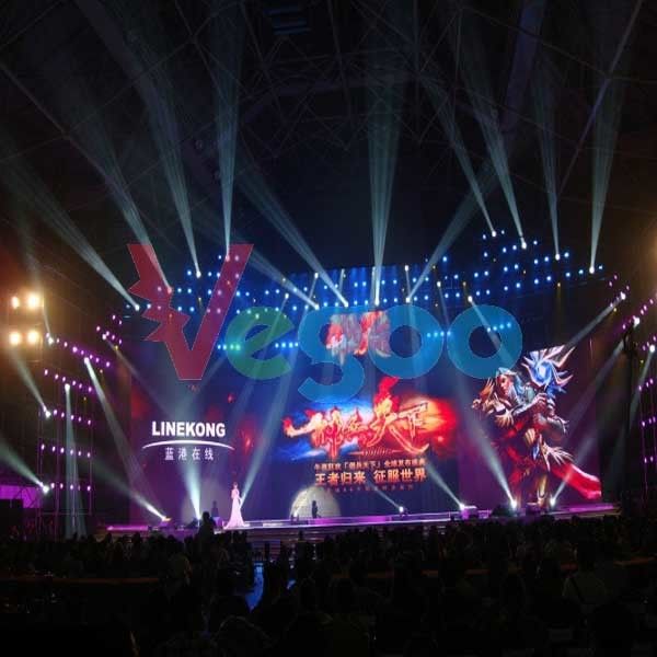 Indoor Full Color 1R1G1B / SMD2121 Stage LED Screens Wide Viewing Angle