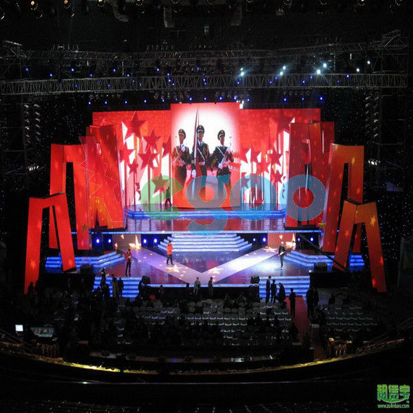 Noiseless P3.91mm Stage LED Screens 1R1G1B / SMD2121 Black Lamp