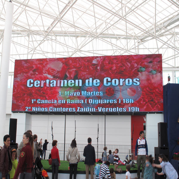 Self-inspection P10 Outdoor Full color LED Display 7500cd/㎡