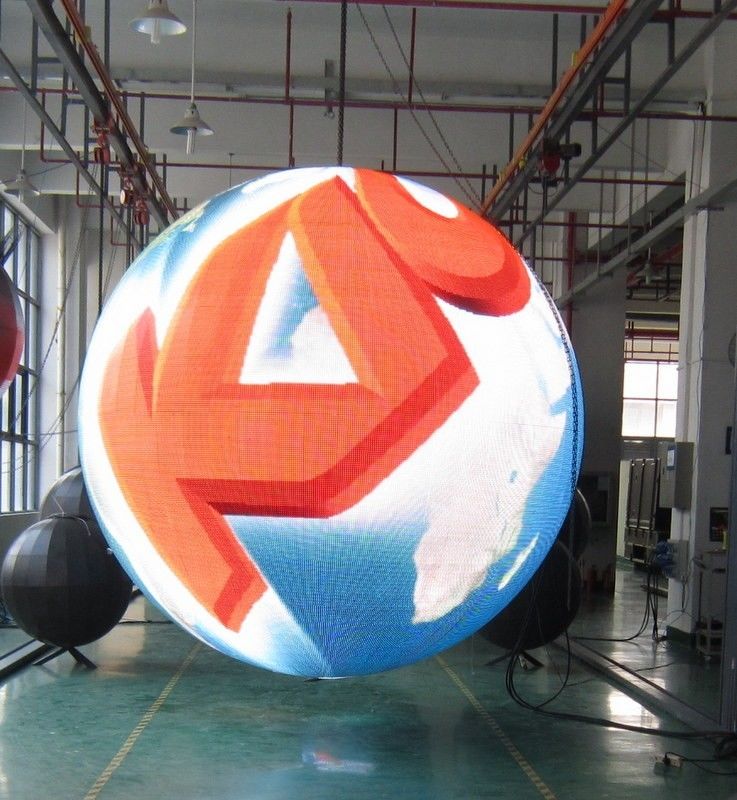 Rental Indoor Ball LED Display P4 HD Full Color Led Sphere Display For Event
