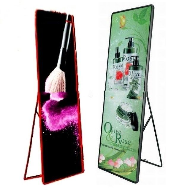 Light Weight Full Color Outdoor Led Display Stand SMD Cinema Poster Light Box