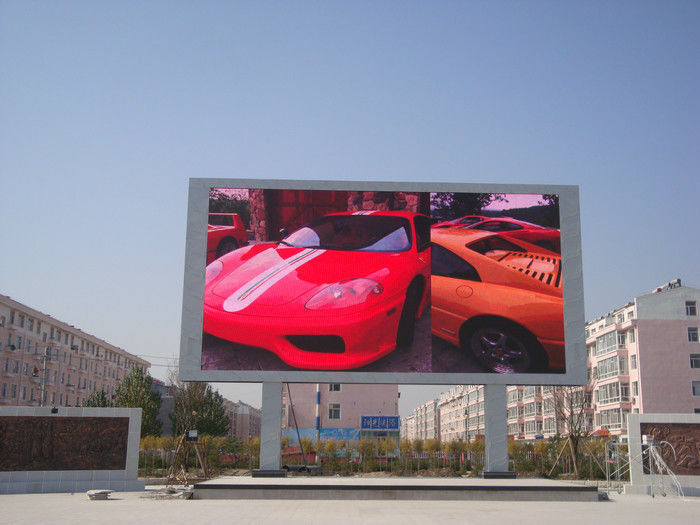 Digital Outdoor Full Color LED Display For Commercial Plaza , Government Agency