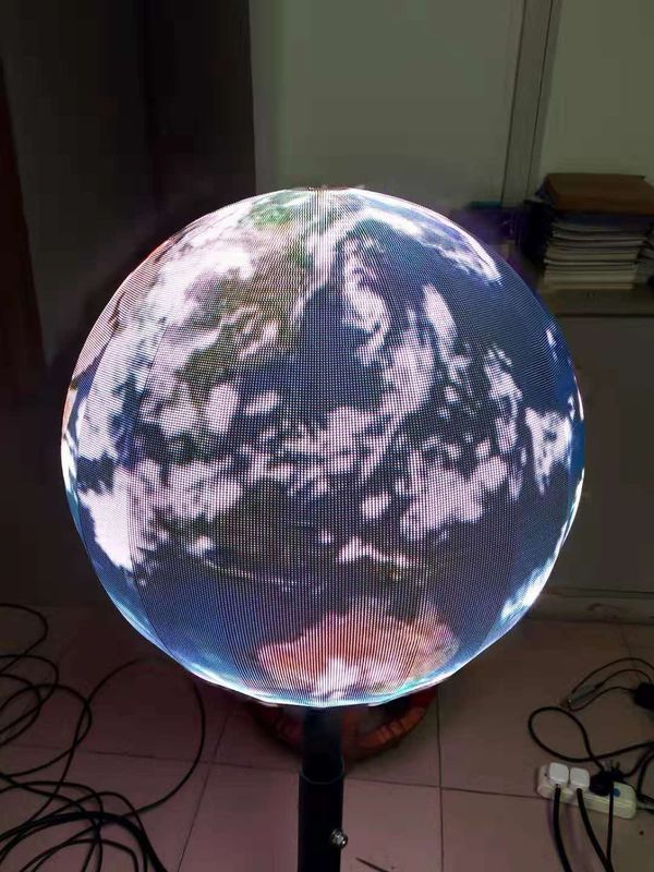 OEM customized LED pantallas P1.9 globe sphere ball display 0.5m diameter private individual module