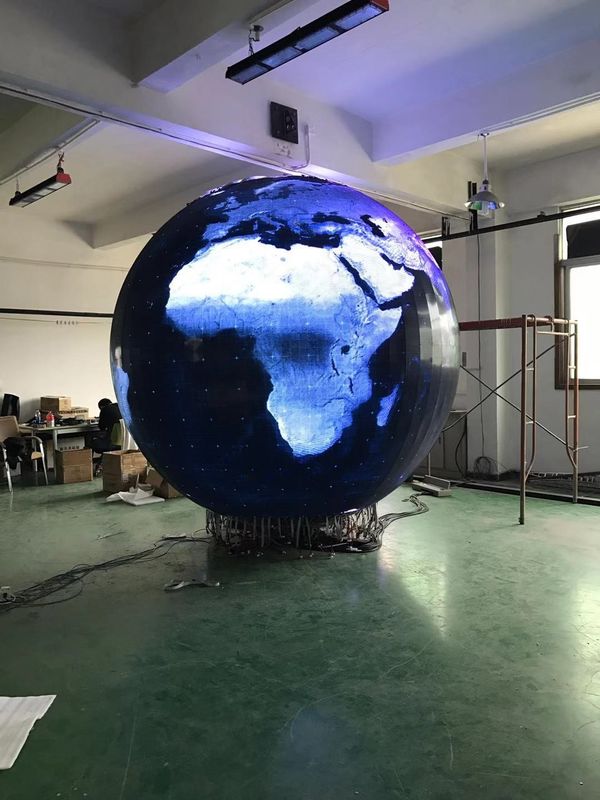 Ball Led Display Globe Screen Pixel Pitch 4 Mm Diameter 3 M Seamless Splicing