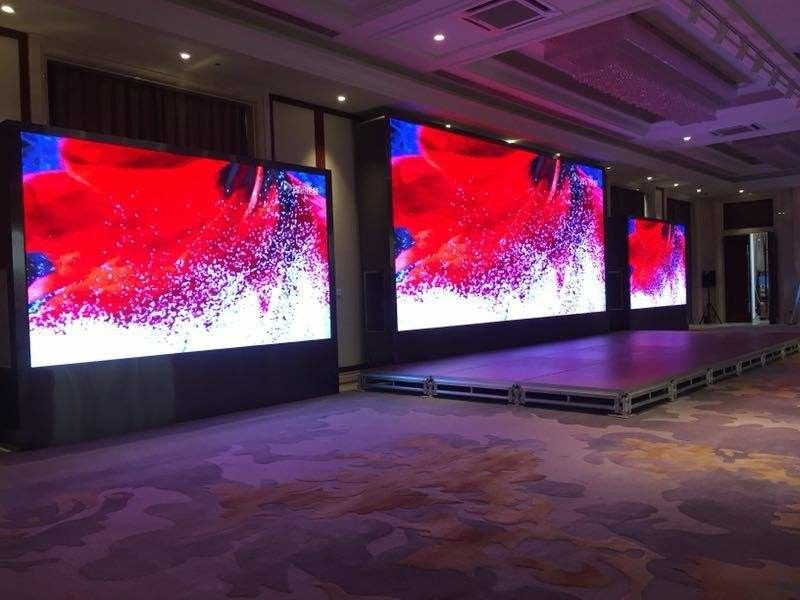 P4.81 Rental Outdoor Full Color LED Display Event Cabinet 500 Or 1000mm