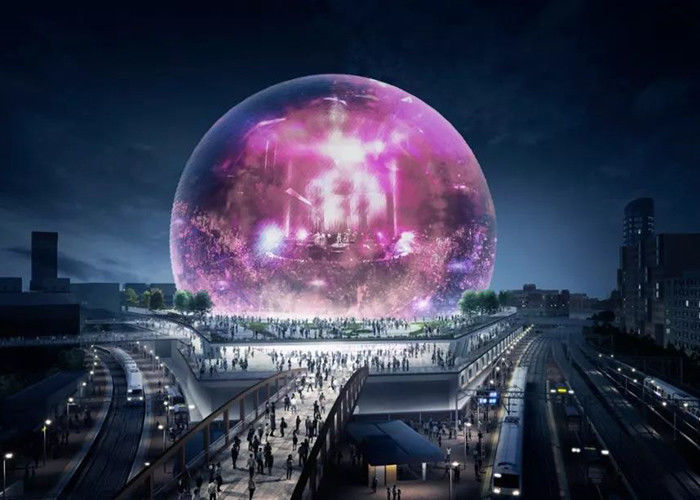 Flexible Ball LED Video Display Sphere Display Screen High Resolution Full Color Stage Backdrop