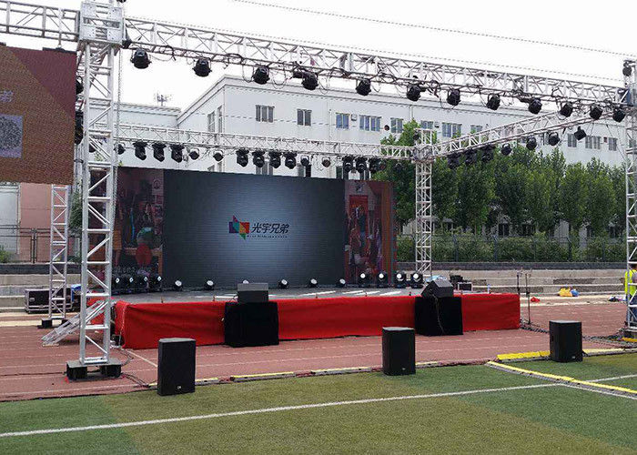Removable RGB SMD 6mm Rental LED Display For Stages