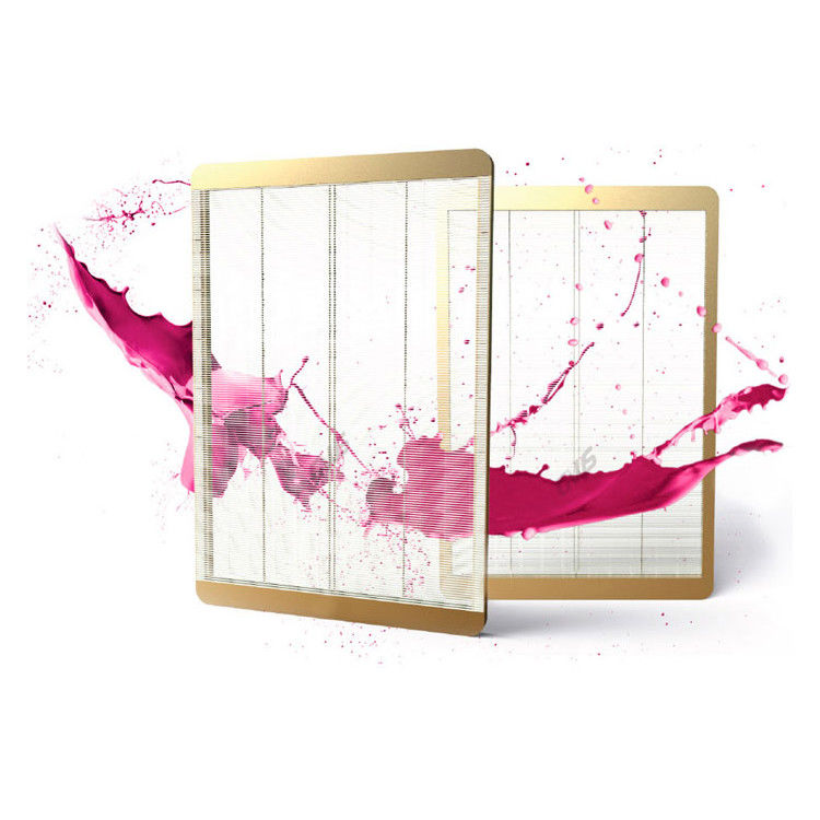 Transparent  LED Display  light Die Casting Aluminium Cabinet 500 mm x 1000 mm Module size 500 mm  x 125 mm