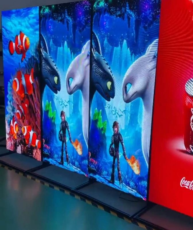 Poster Media 760mmX1920mm 3mm Indoor Full Color LED Display
